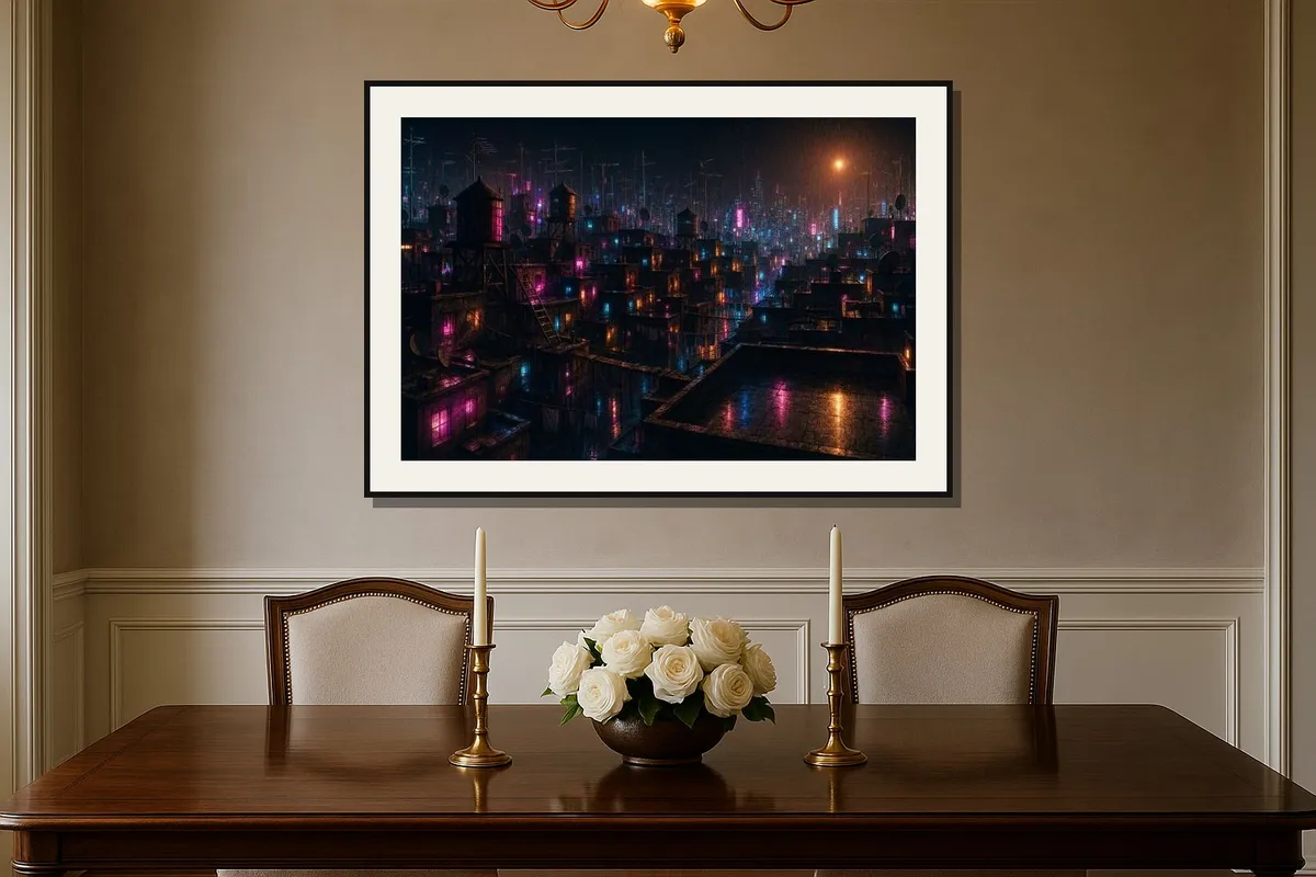 Archival print printed in the Wet Street hand