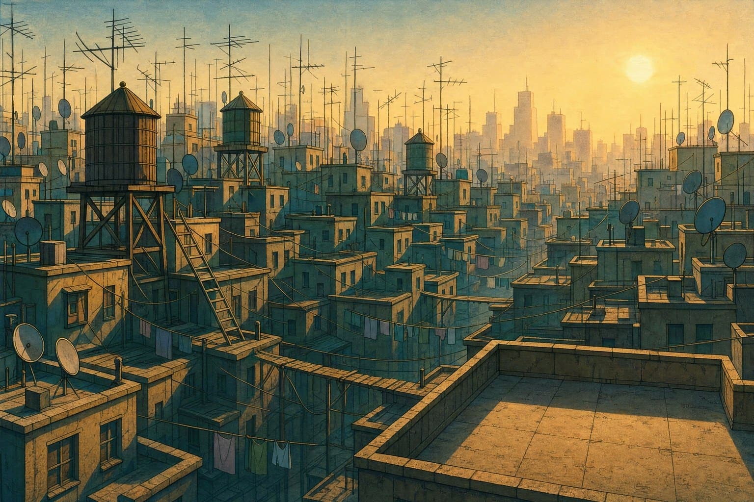 Rooftop Walk — Twelve Colours