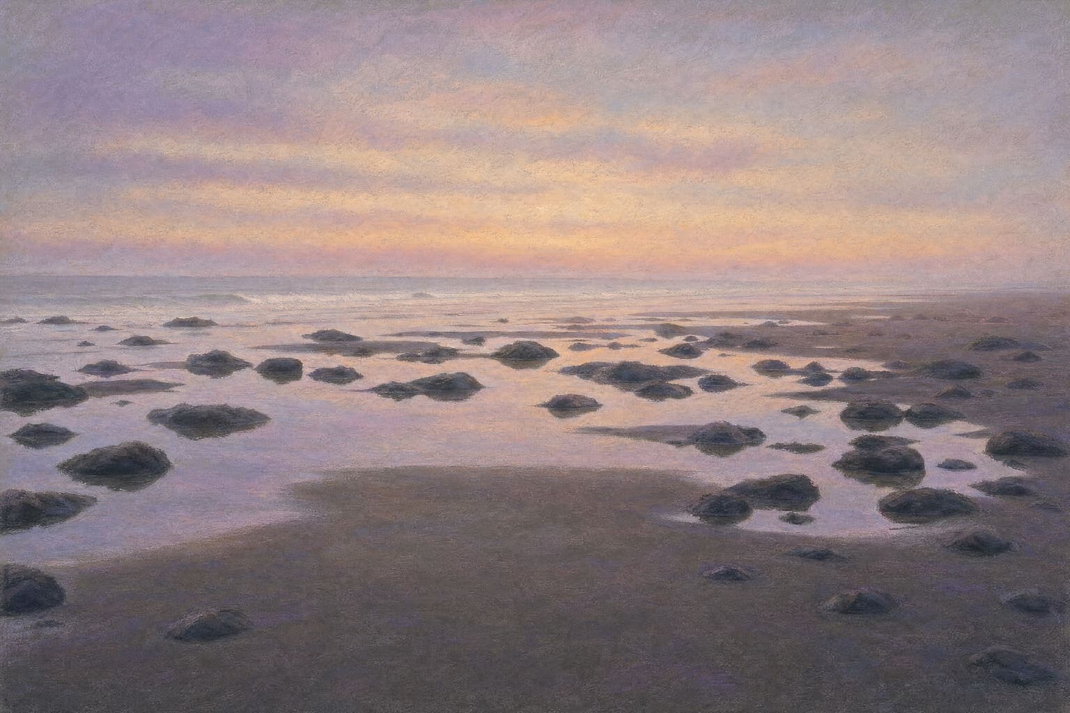 Saltglass in the Pastel Dusk hand