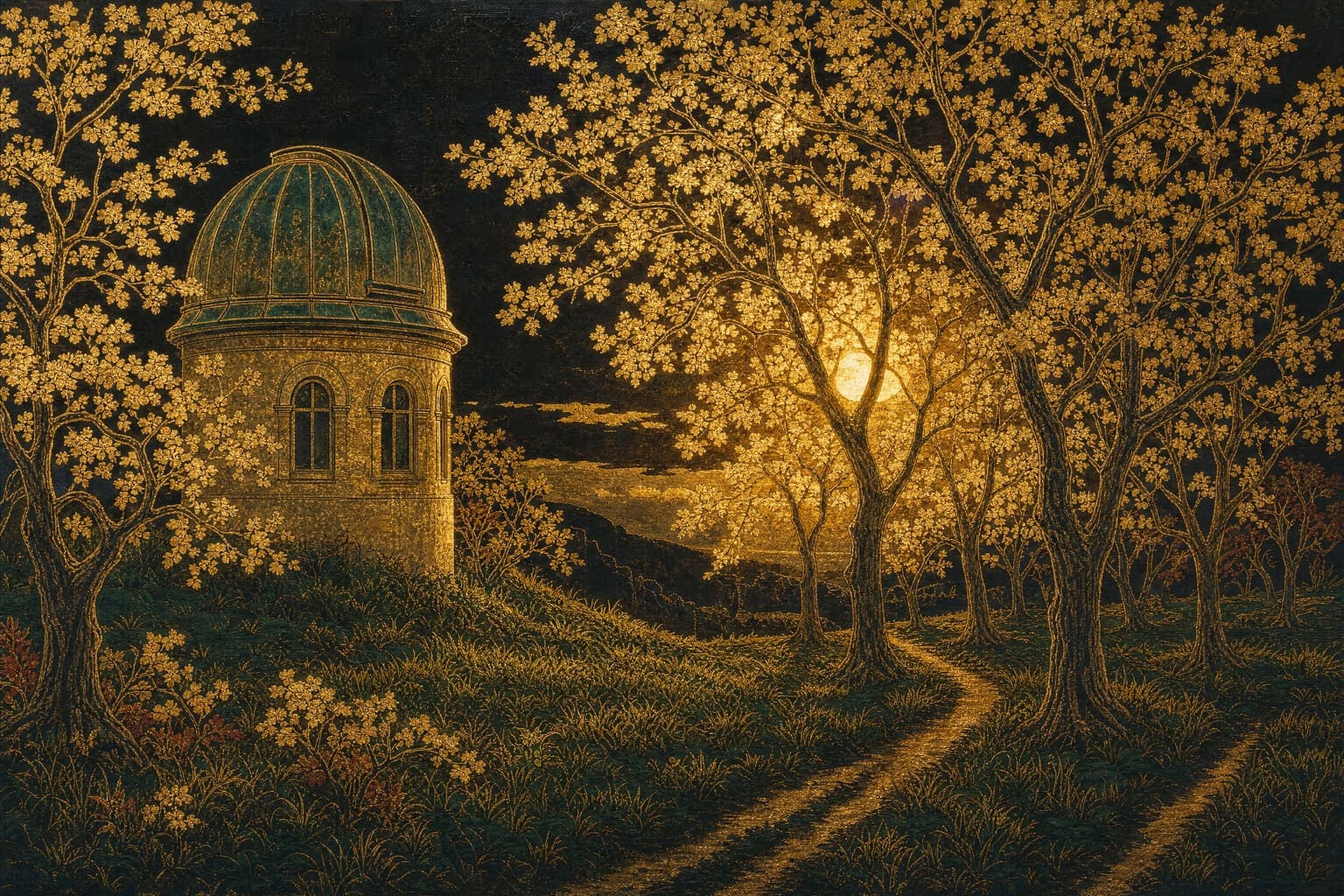Telescope Orchard — Gilt Night