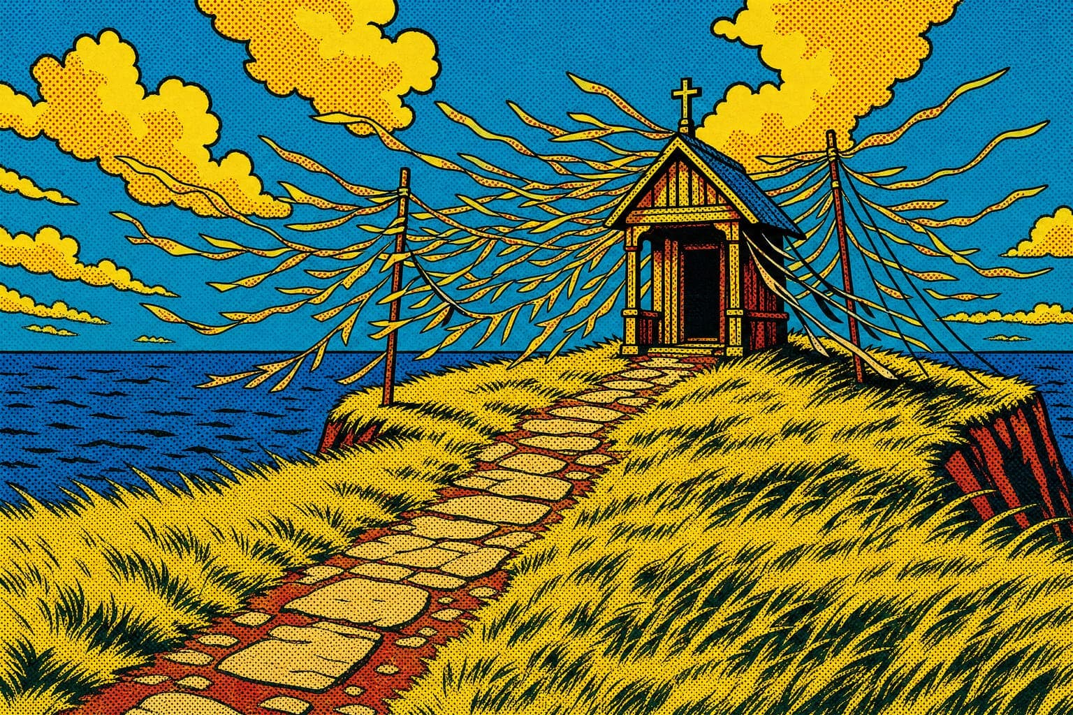 Headland Shrine — Halftone Pop