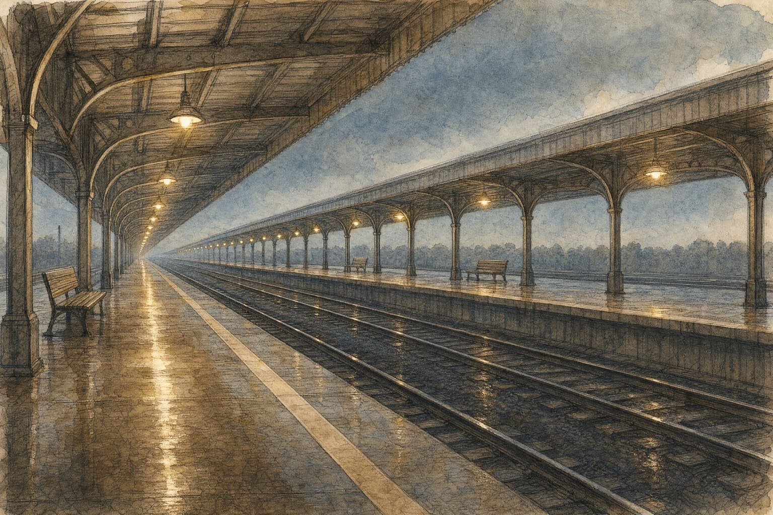 Long Platform in the Pencil And Tea hand