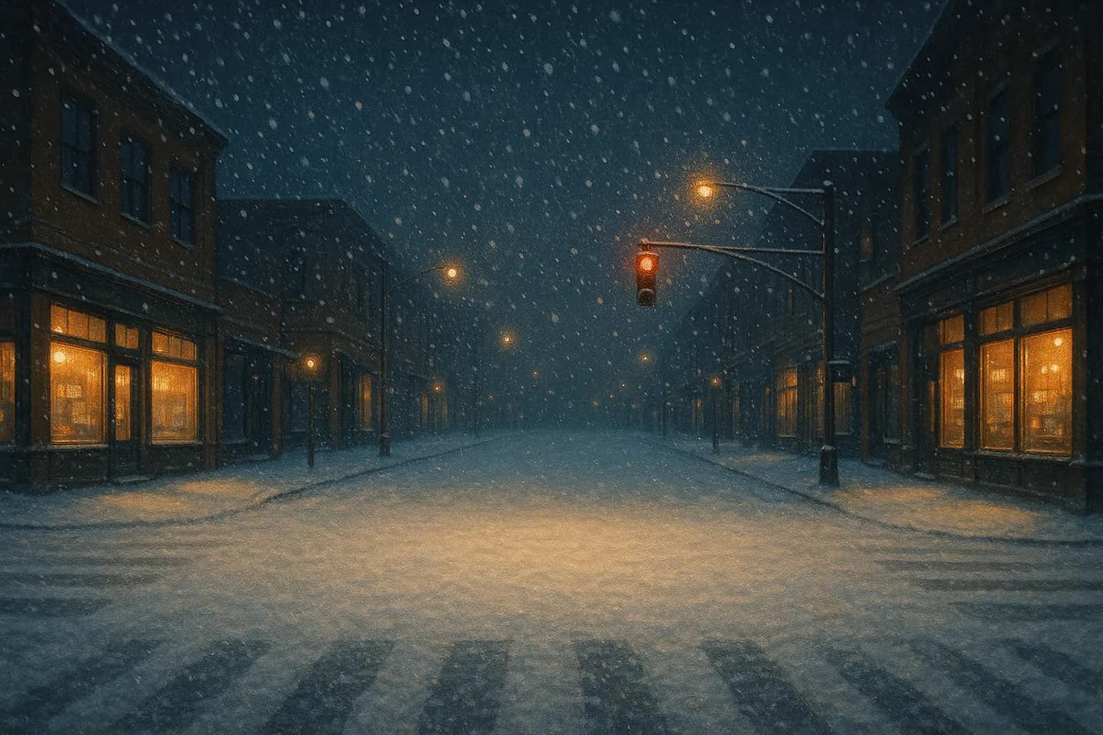 First Snow Crossing