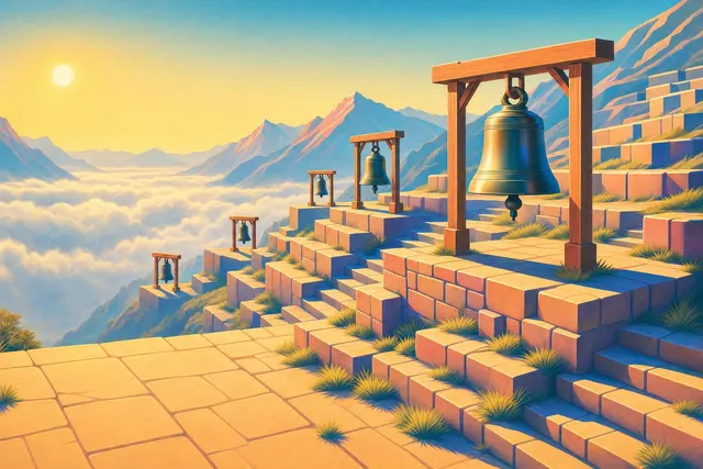 Terrace of Bells, drawn in the Airbrush hand