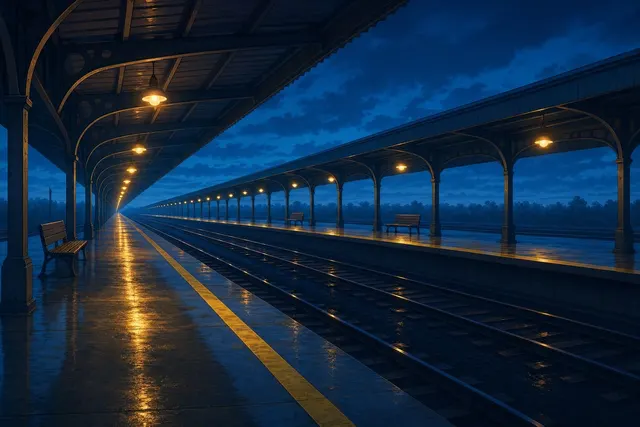 Long Platform, drawn in the Deep Light hand