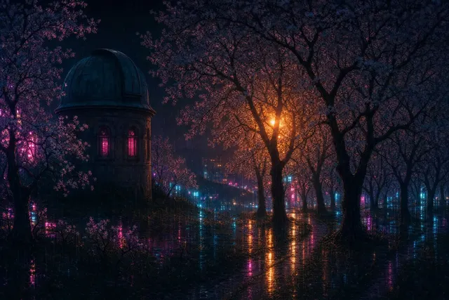 Telescope Orchard, drawn in the Wet Street hand